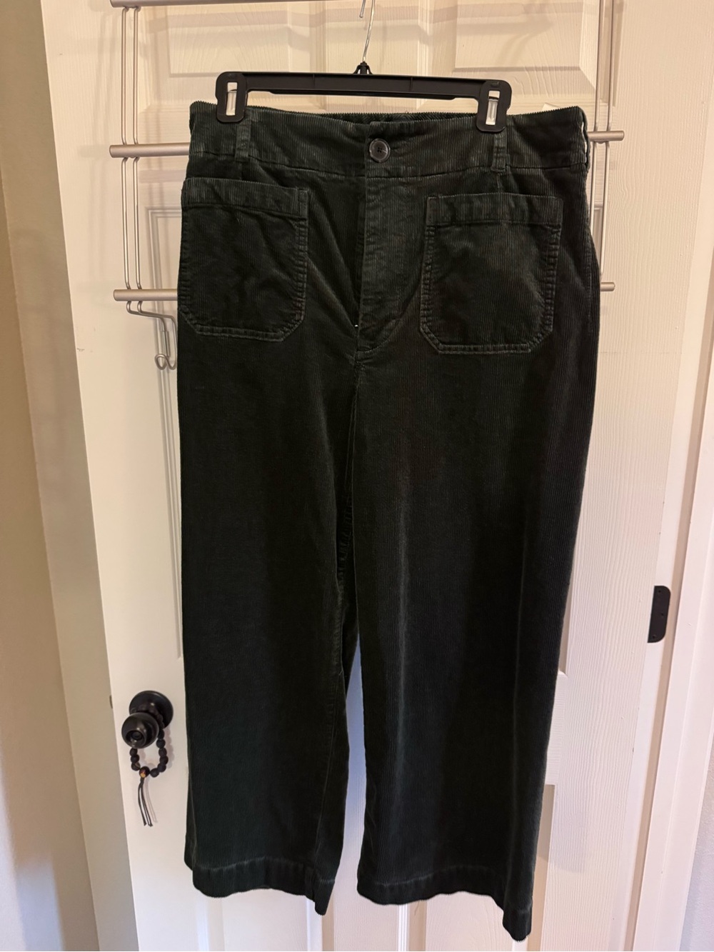 Anthropologie Maeve The Colette Corduroy Pants in Forest Green